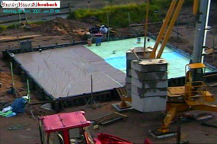 Bodenplatte betonieren