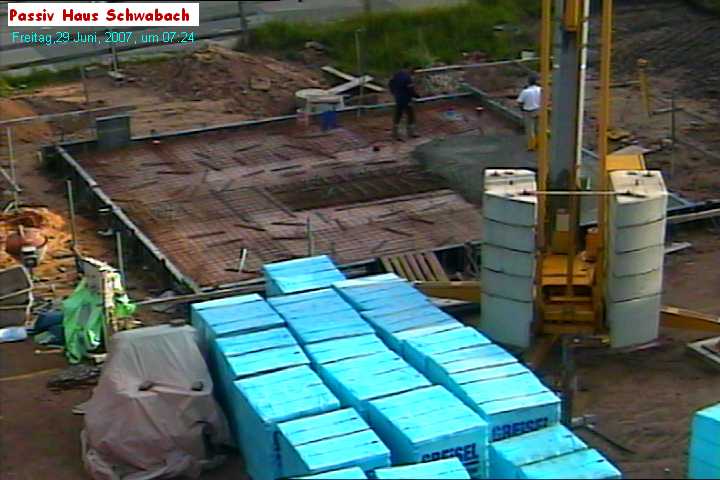 Bodenplatte betonieren